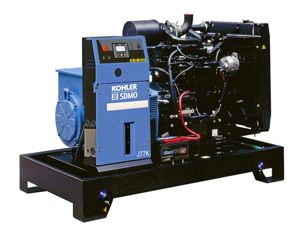 Трехфазный дизельный  генератор SDMO J77K ( 62 кВт )
