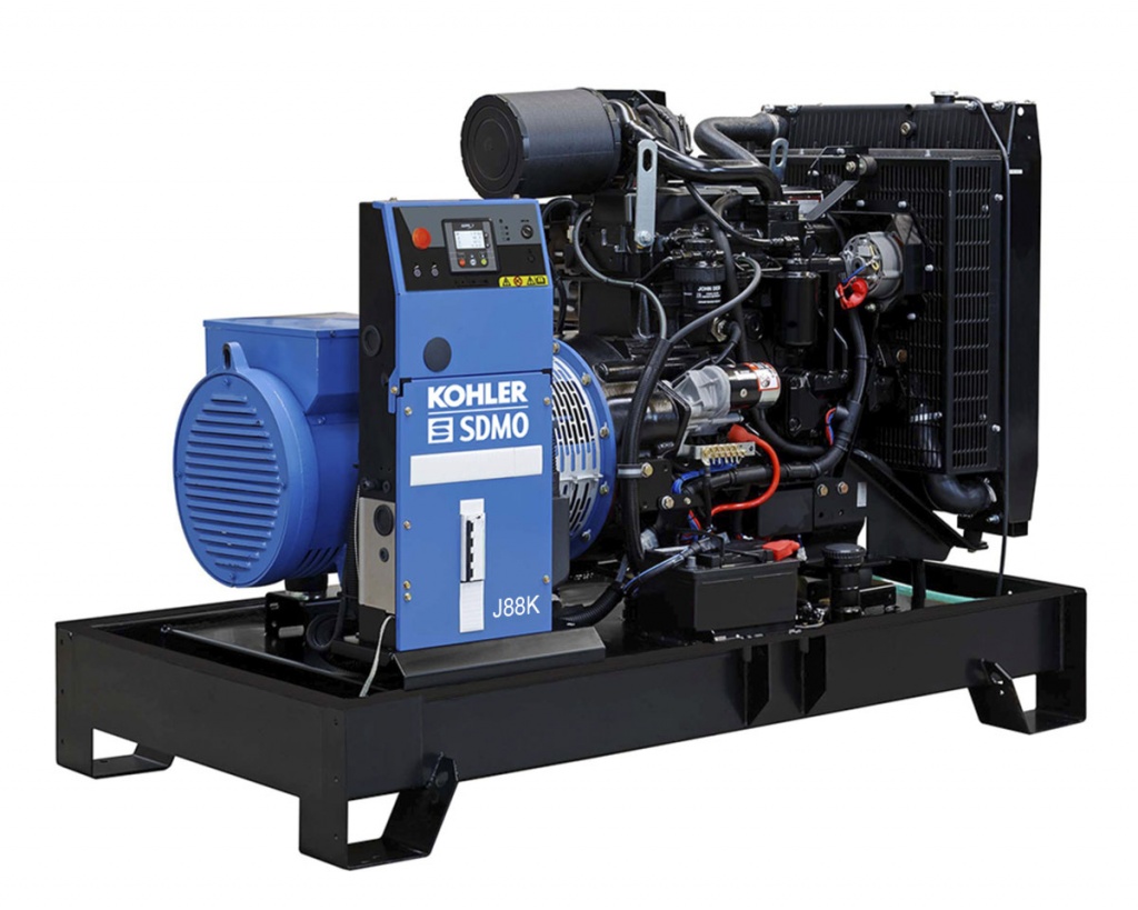 Трехфазный дизельный  генератор SDMO J88K ( 70 кВт )