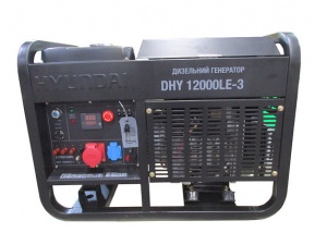 картинка Трехфазный дизельный генератор Hyundai DHY 12000LE-3 ( 11 кВт ) магазин Mega Sklad